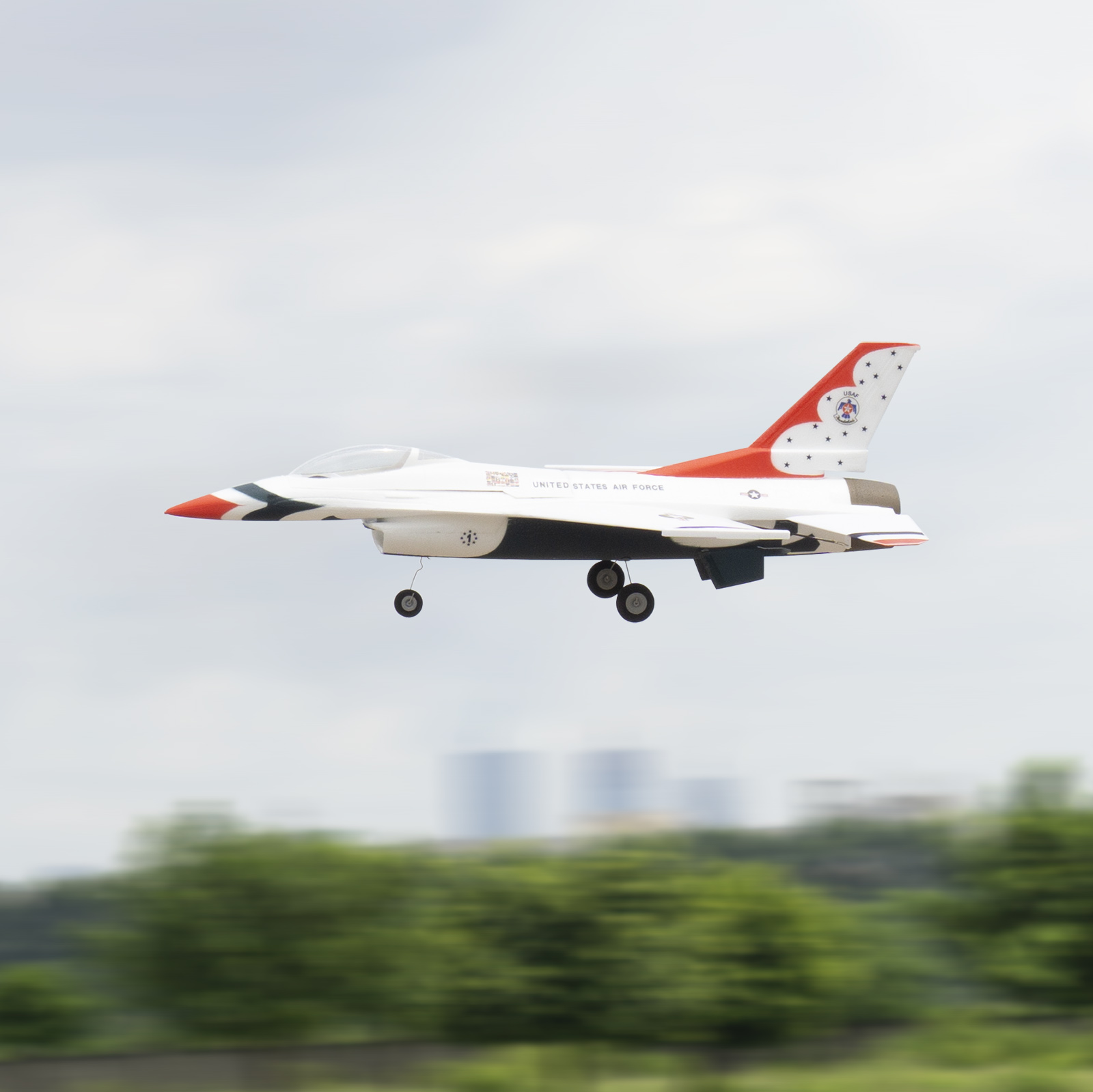 ホビーラジコン Minimum RC F-16 30mm EDF Jet PNP+SAVS F-16 Thunderbird 30mm EDF Jet RTF