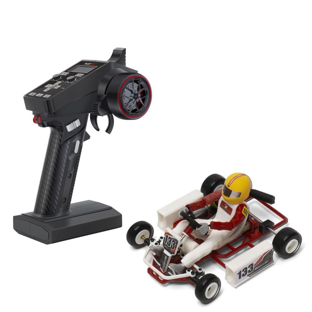 Retro Racer Special Edition Micro Scale RC Go Kart Full Set