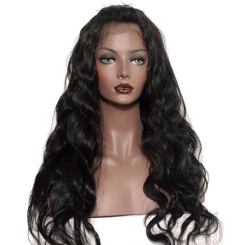 Human Lace Front Wigs 250% Density Brazilian Human Hair Body Wave Glueless Lace Front Wig Bleached Knots With Baby Hair For Sale