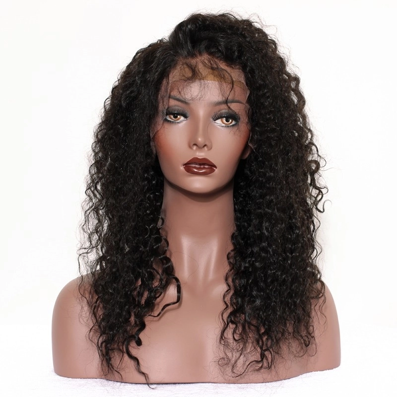 Curly Lace Front Wig Human Hair Natural Color Brazilian Hair 250% Density Kinky Curly Human Hair No Tangle No Shedding