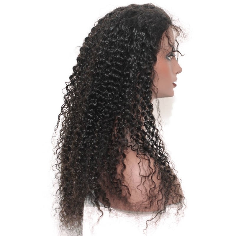250% Density Lace Front Human Hair Wigs Brazilian Hair Deep Curly Lace Front Human Hair Wigs