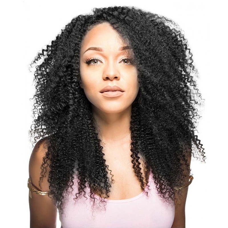 Curly Full Lace Wigs Human Hair 250 Density Lace Front Wigs Natural Color