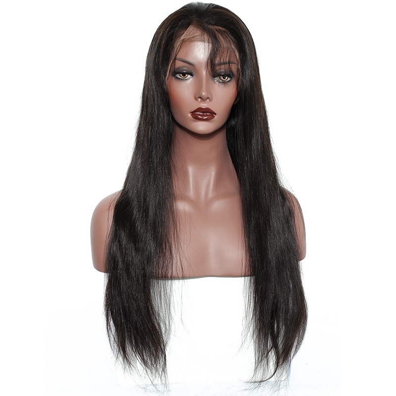 Lace Front Human Hair Wigs For Black Women Silk Straight 250% Density Pre Plucked Natural Hairline With Baby Hair Remy Hair