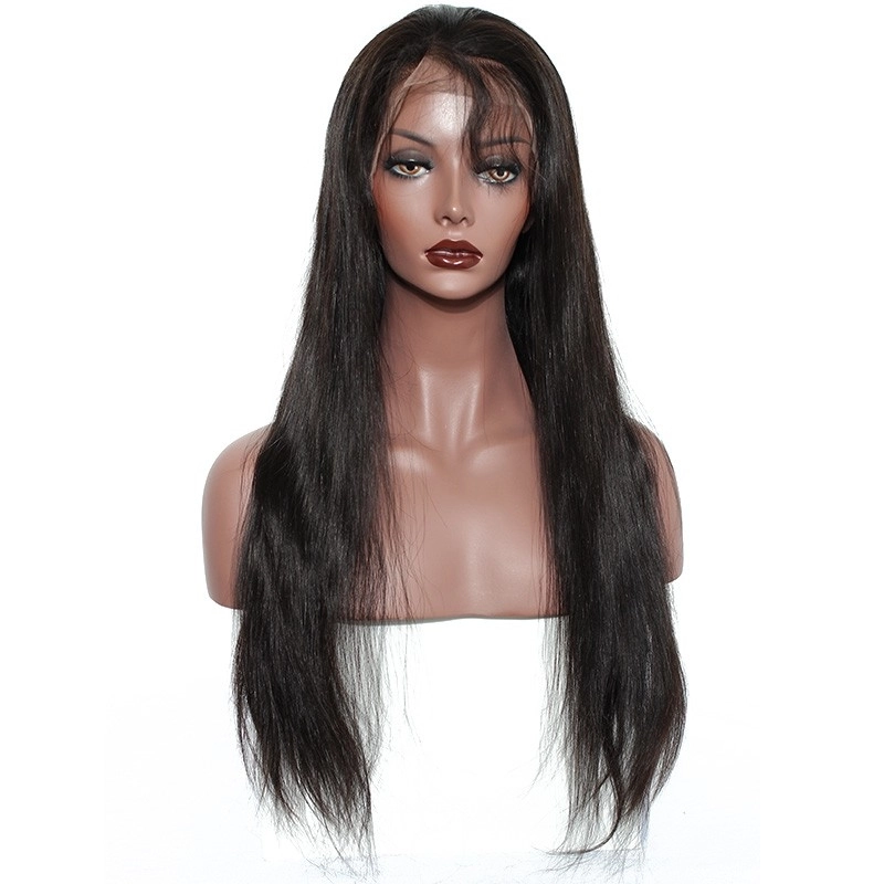 Lace Front Human Hair Wigs For Black Women Silk Straight 250% Density Pre Plucked Natural Hairline With Baby Hair Remy Hair