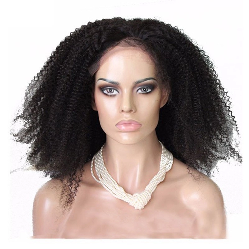 Lace Front Wigs Human Hair 250% Density Brazilian Human Hair Natural Color Afro Kinky Curly Hair