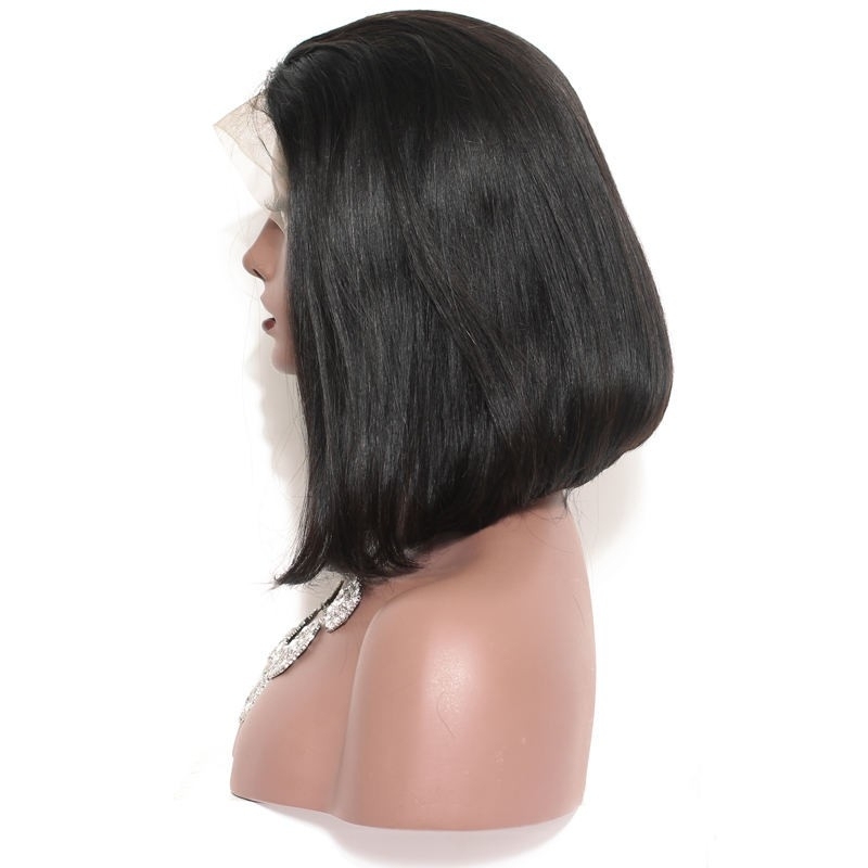 Short Bob Wig Straight 250% Density Wigs Human Hair Lace Front Wigs For Black Women BOB Wig Style