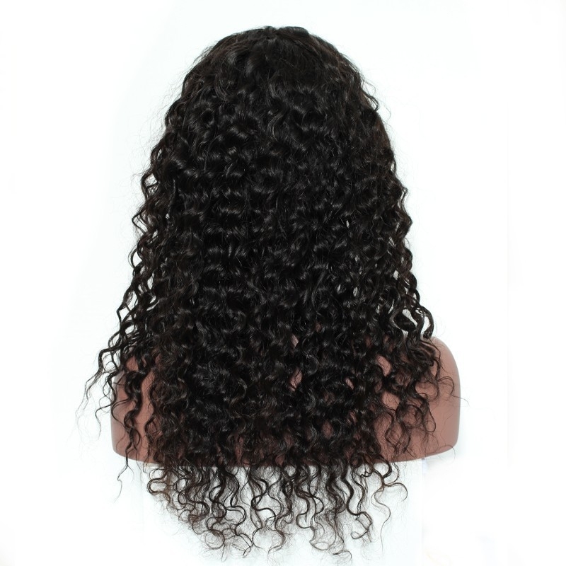 Lace Front Wigs With Baby Hair Loose Curly Lace Front Wig With Baby Hair Natural Color Human Hair With Natural Hair Line Bleached Knots