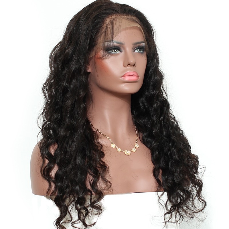 360 Lace Frontal Wigs  Full Lace Human Hair Wigs Loose Wave Pre Plucked 360 Lace Wig
