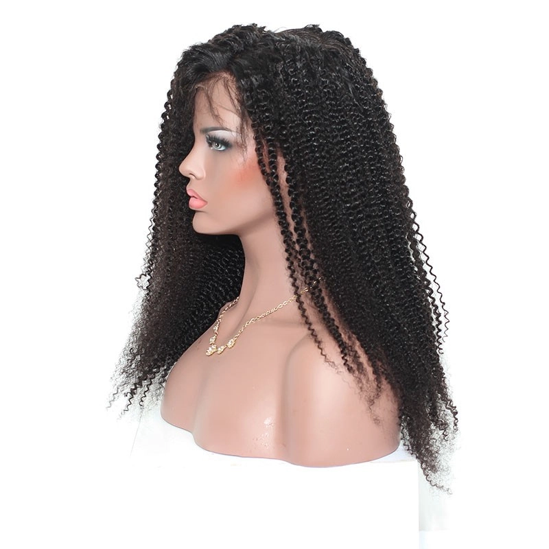 Curly Lace Wig 360 Lace Wigs Brazilian Afro Kinky Curly Human Hair 150% Density Pre Plucked Natural Hair Line
