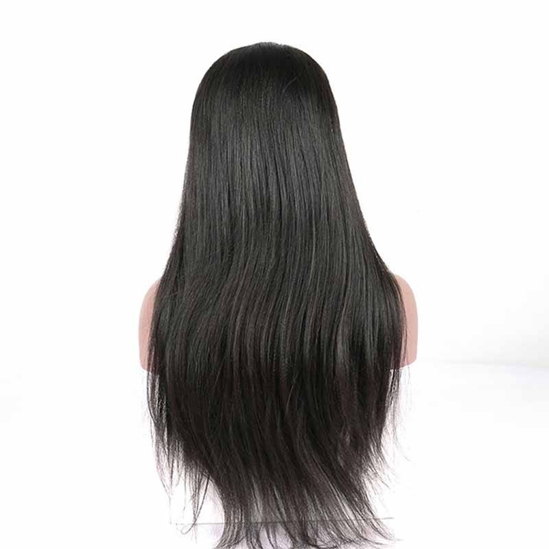 black lace front wigs Natural Color Light Yaki Brazilian Remy Hair Lace Front Human Hair Wigs