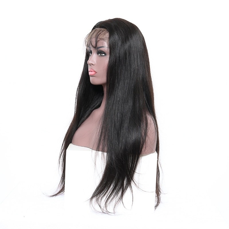 Remy Hair Full Lace Wigs Top Grade Glueless Wig 150% Density Unprocessed Human Hair Bleached Knots With Baby Hair