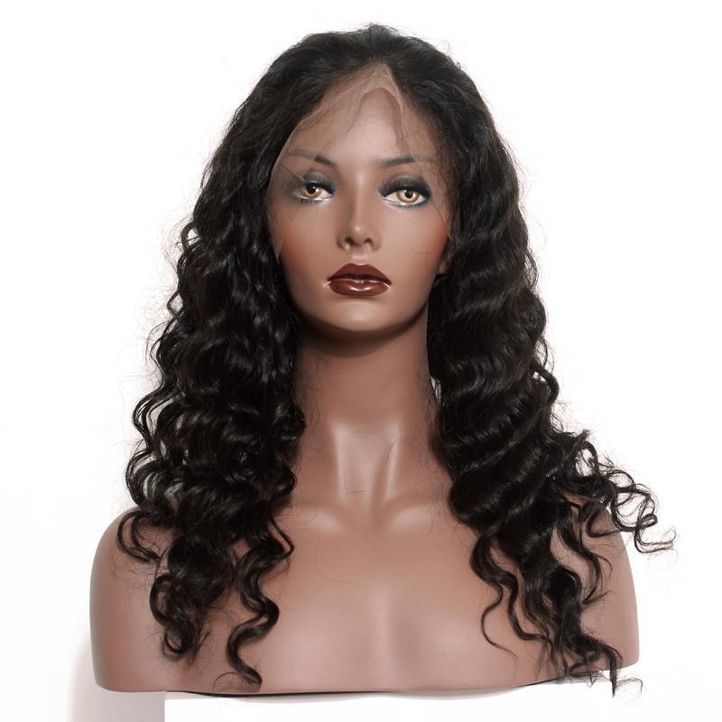 Silk Top Full Lace Wigs Full Lace Ponytail Wigs Loose Wave With Baby Hair Pre-Plucked Natural Hair Line 150% Density Wigs