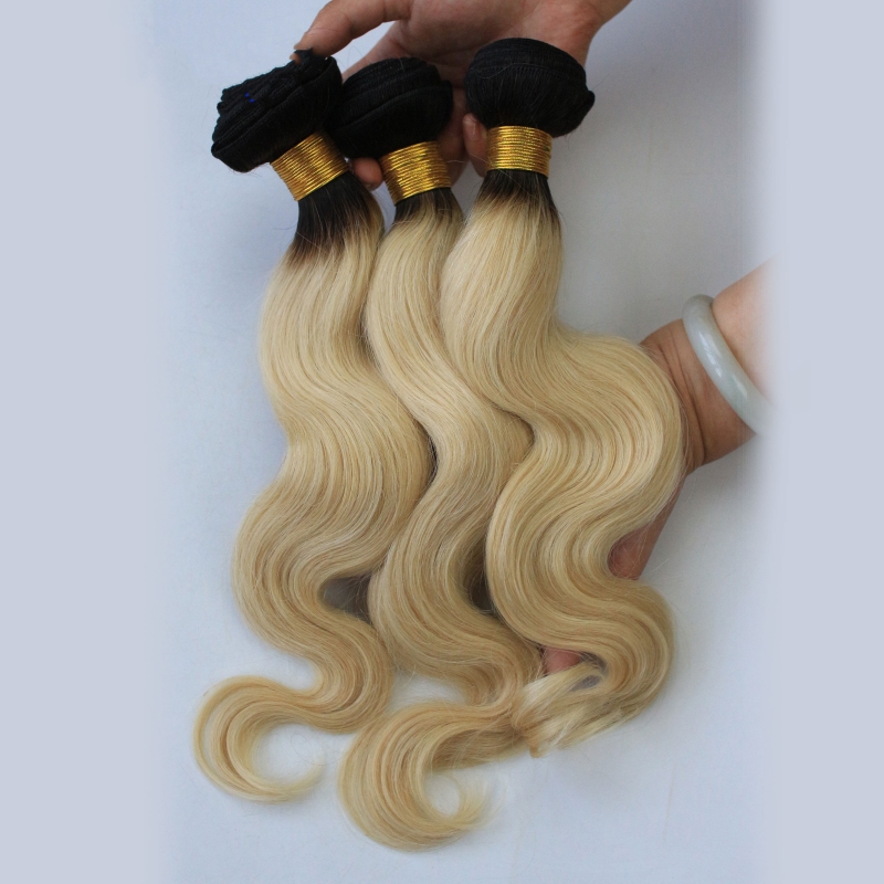 Blonde Brazilian Hair Body Wave 3 Bundle Deals 1BT613 Blonde Remy Hair Platinum Blonde Remy Hair Honey Blonde Brazilian Hair