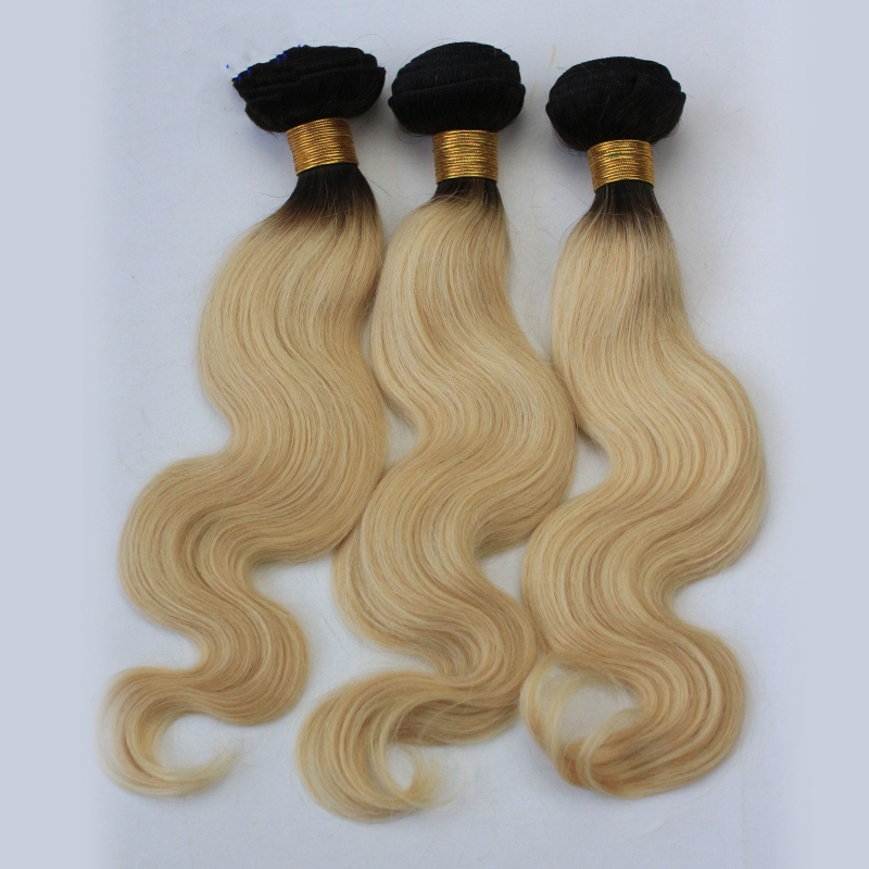 Blonde Brazilian Hair Body Wave 3 Bundle Deals 1BT613 Blonde Remy Hair Platinum Blonde Remy Hair Honey Blonde Brazilian Hair