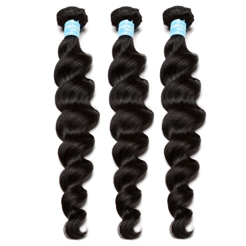 Good Loose Wave Brazilian Remy Hair 1 Pcs Brazilian Hair Weave Bundles 8A Hair Products Curly Human Hair Extensions