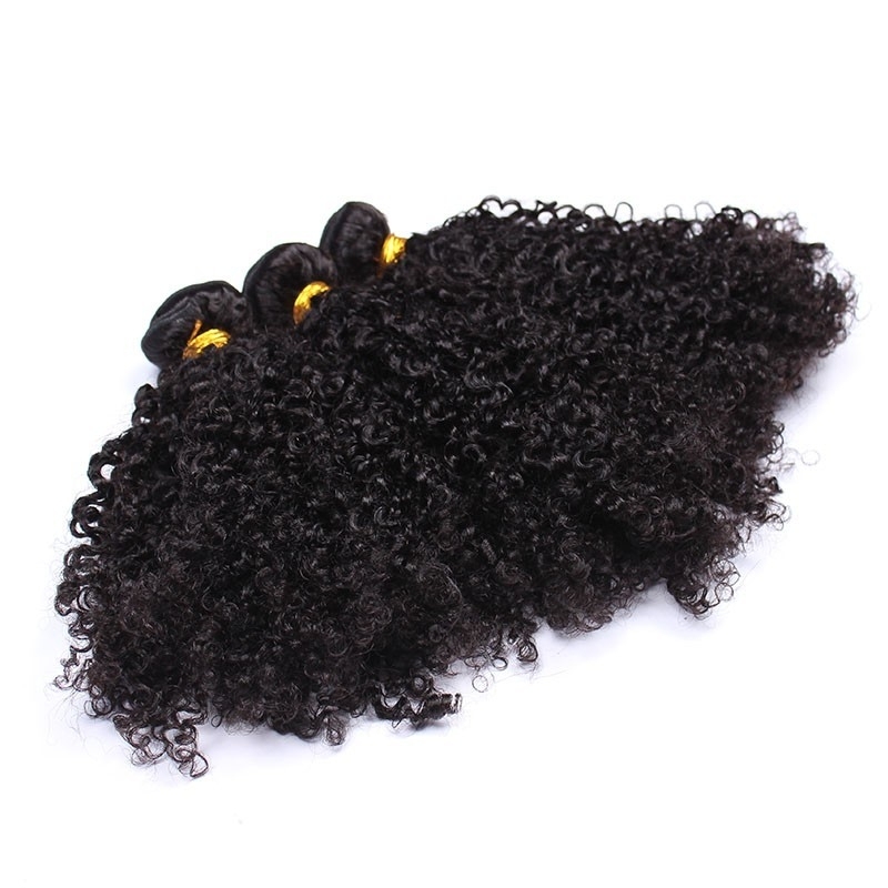 Brazilian Hair 3B3C Kinky Curly Remy Hair 8A Curly Afro Weave Human Hair Extensions 3 Bundles Hair Products