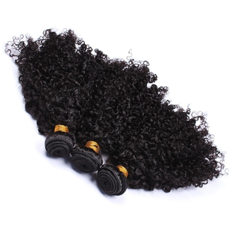 Brazilian Hair 3B3C Kinky Curly Remy Hair 8A Curly Afro Weave Human Hair Extensions 3 Bundles Hair Products