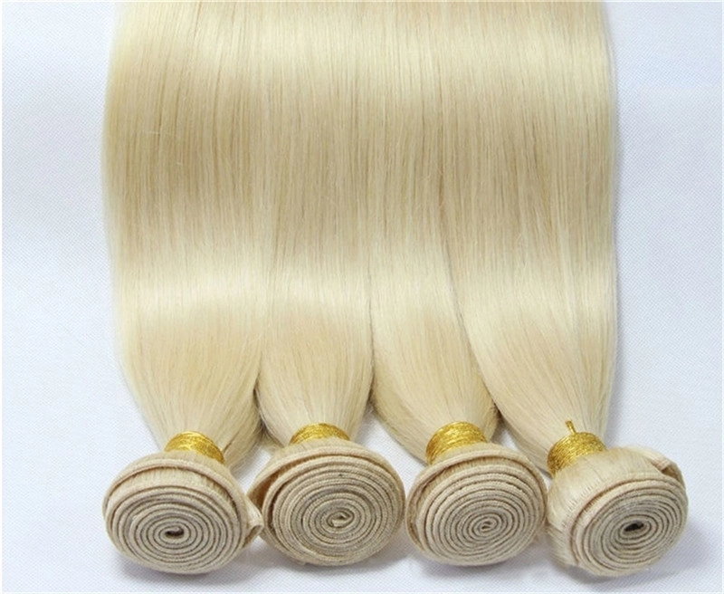 613 Honey Blonde Brazilian Hair Weave Human Hair Straight 3PC/Lot Non Remy Hair Bundles