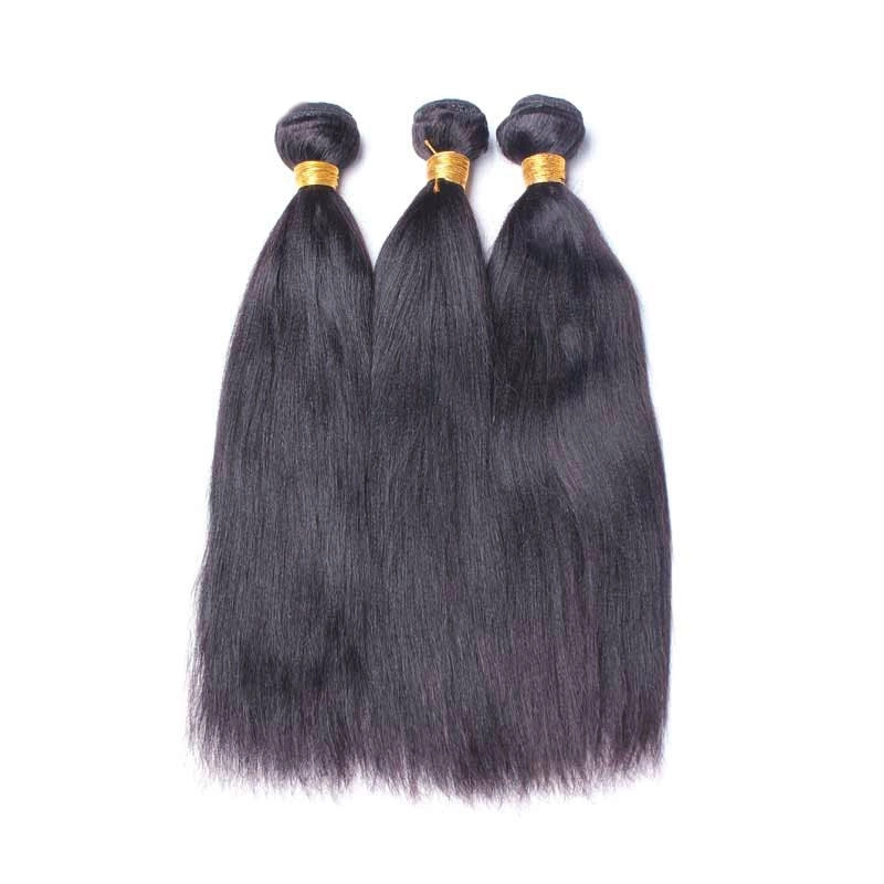 Yaki Straight 1 pcs Bundle Brazalian Remy Hair Straight Hair Extension Human Hair