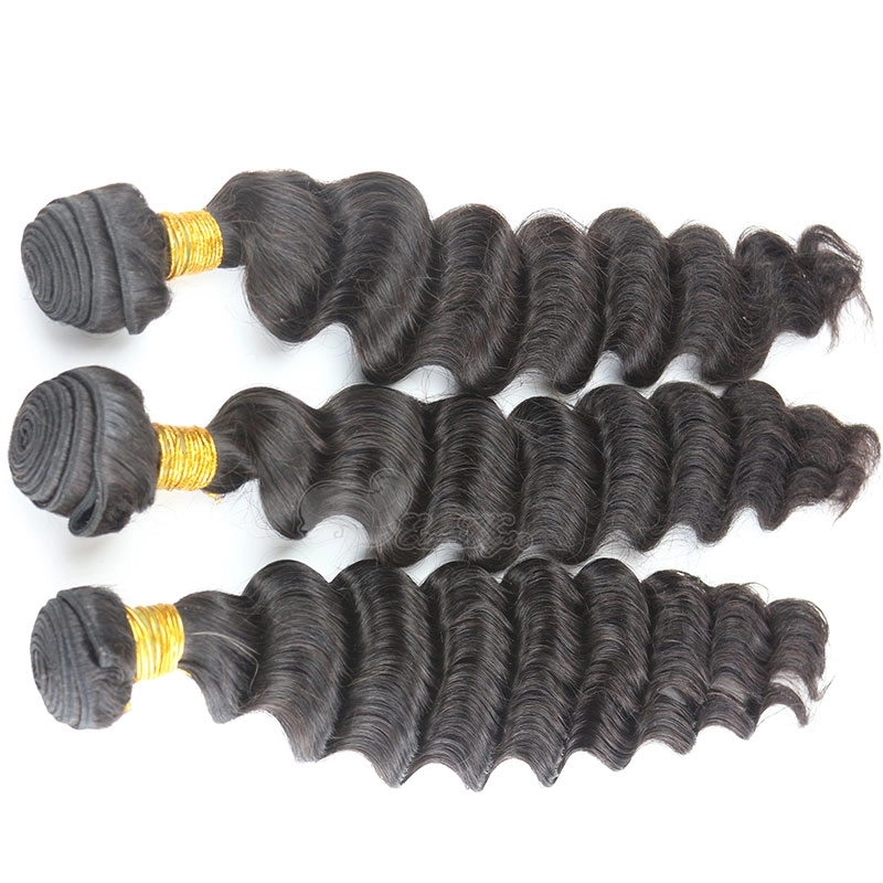 3pcs lot 100g Unprocessed 8A Grade brazilian Remy Hair Extensions 3 Bundles Deep Wave Human Hair Weft fast shipping