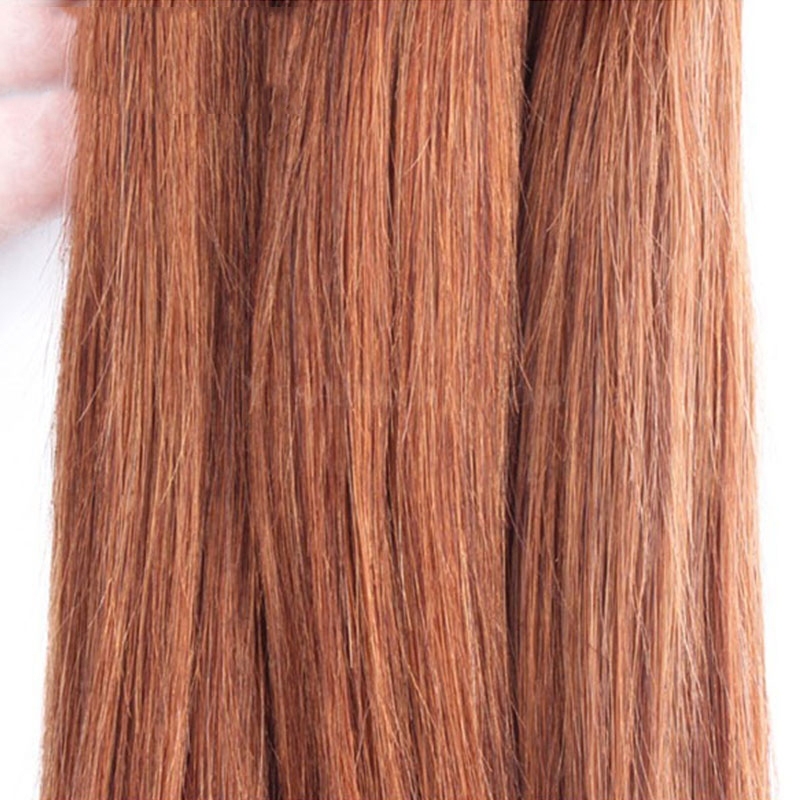 Color #30 Medium Brown Brazilian Remy Hair Straight Hair Weave 3 Buddles Deals