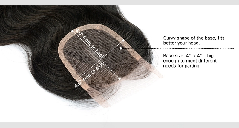Three Part Lace Closure Sew In Brazalian Remy Hair Siky Straight Three ...