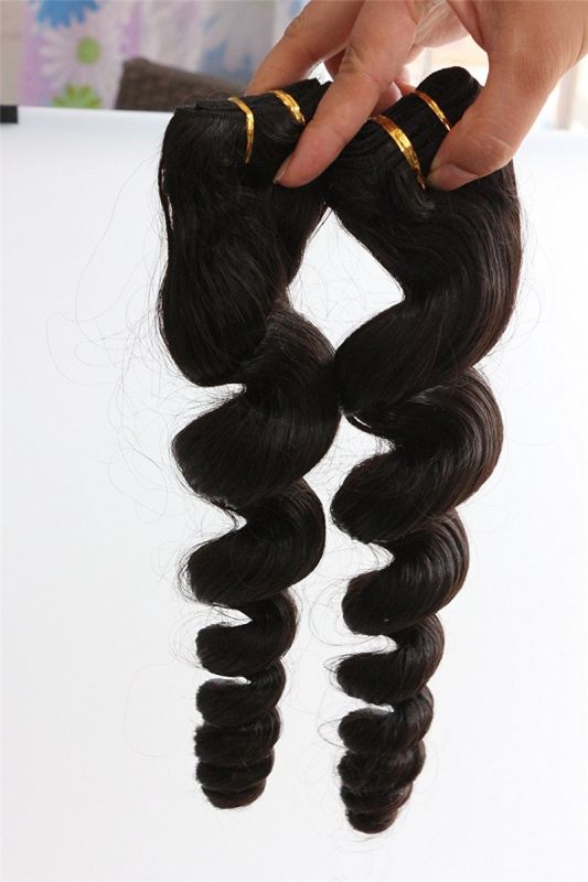 Human Hair Fashion Hair Extensions Cost Pretty Hair Weave Sewn in Hair Extensions Spring Curl