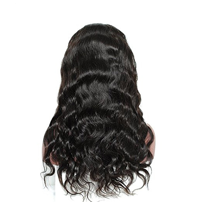 300% Density Lace Front Human Hair Wigs Body Wave Brazilian Remy Human Hair Glueless Front Lace Wig Human Hair for Black Women Natural Color