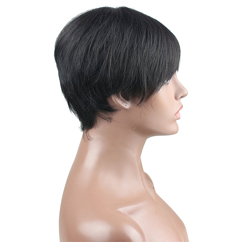 Short Wigs for Women Real Human Hair Full Wigs Short Hair