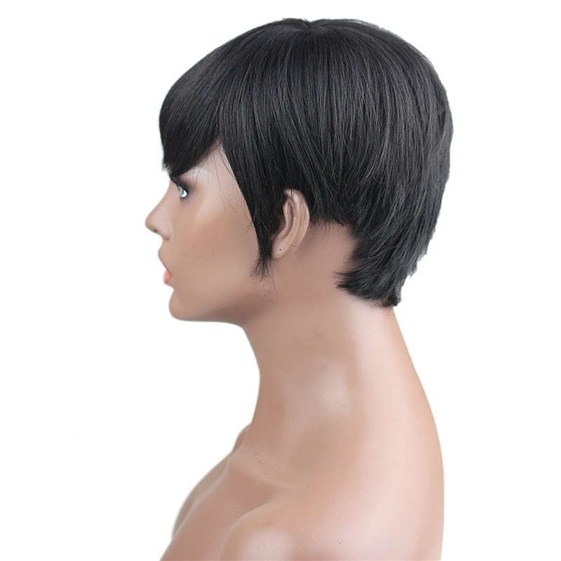 Short Wigs for Women Real Human Hair Full Wigs Short Hair