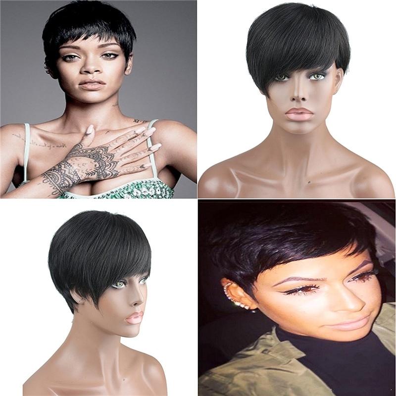 Short Wigs for Women Real Human Hair Full Wigs Short Hair