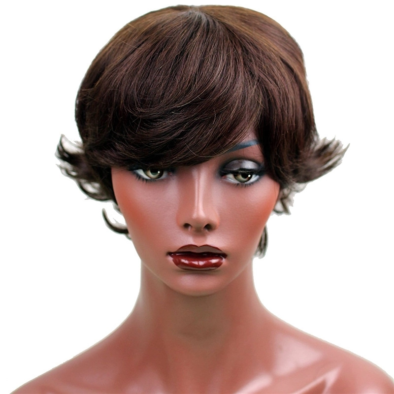 Remy Indian Hair Short Real Hair Wigs Human hair Wigs for Women