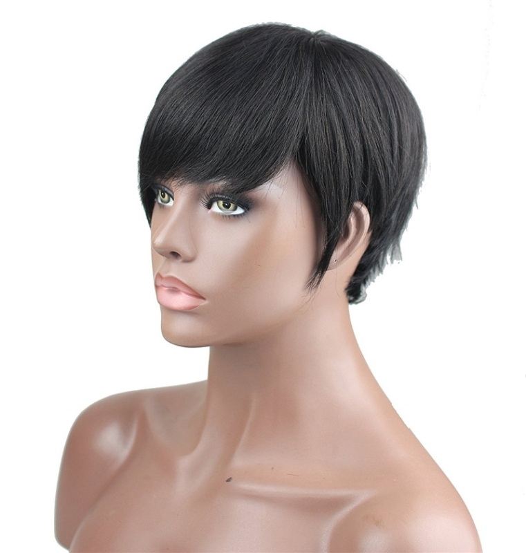 Short Wigs for Women Real Human Hair Full Wigs Short Hair