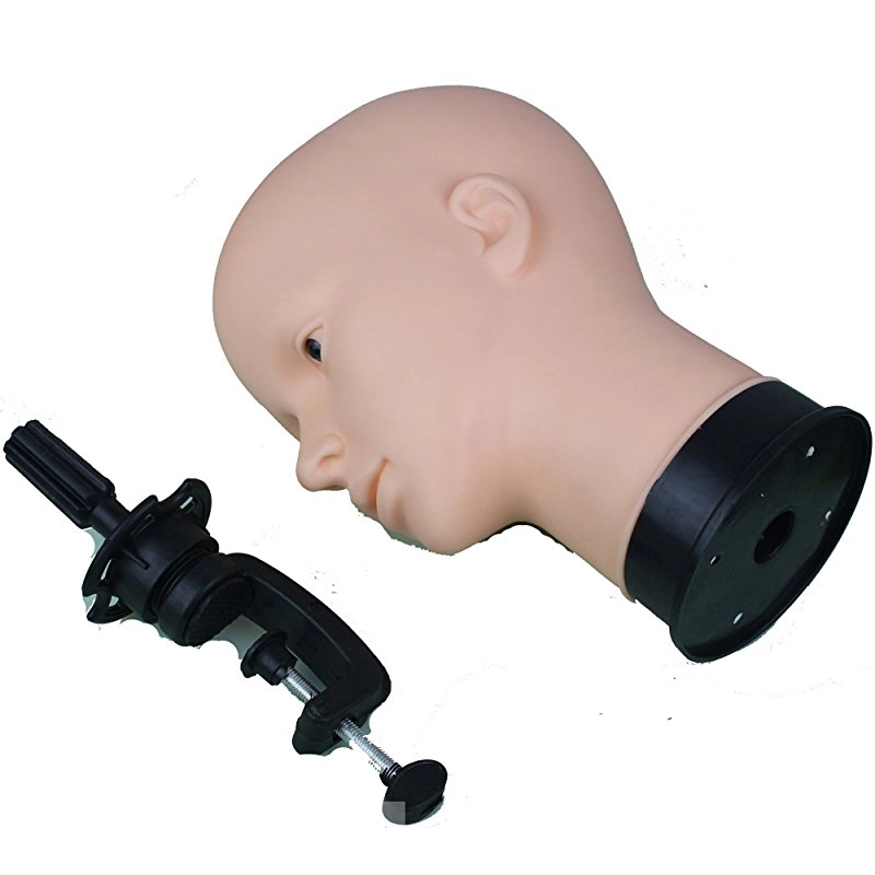 Soft Viny Manikin Head Multi-purpose with C clamp