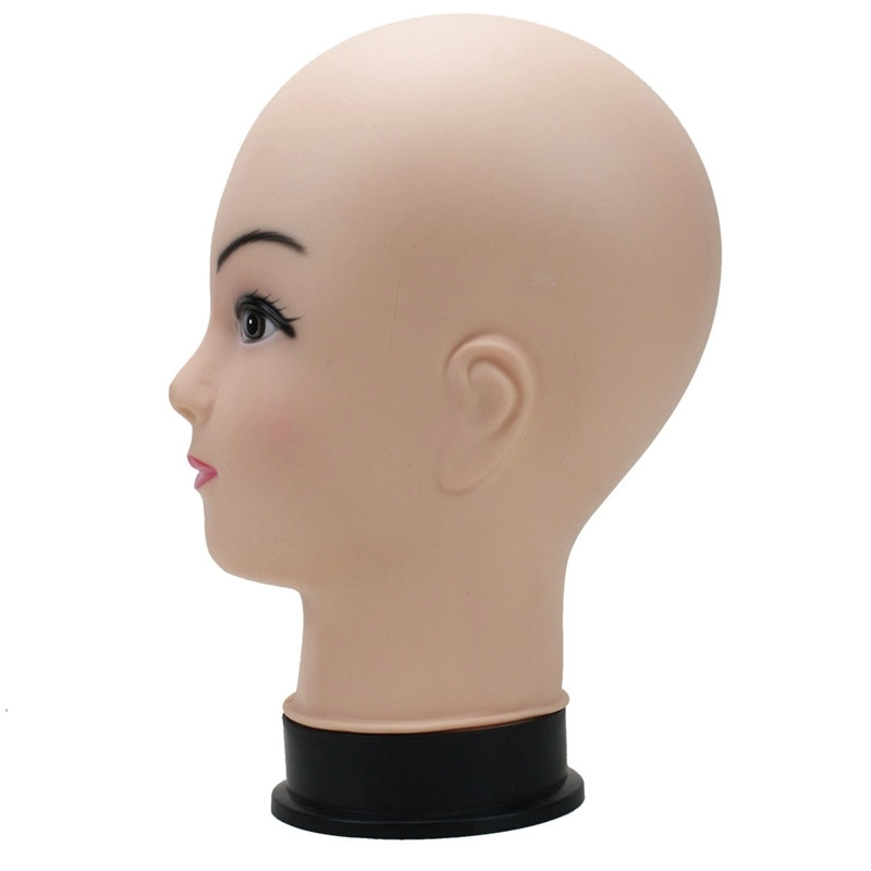 Cosmetology Display Head Wig Stand Head Bald Female Mannequin (1pc Mannequin Head)