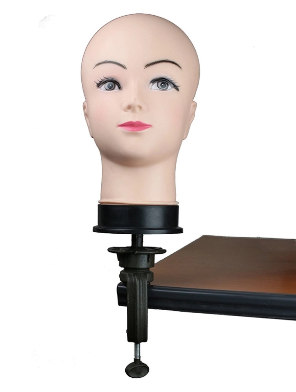 Cosmetology Display Head Wig Stand Head Bald Female Mannequin (1pc Mannequin Head)