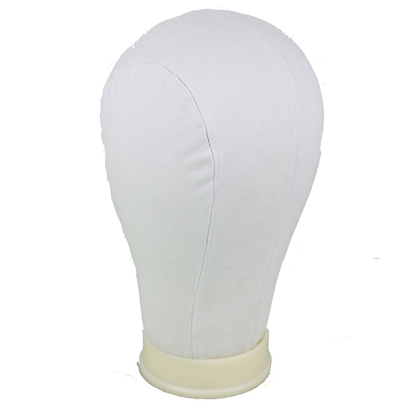 Mannequin Canvas Head for Making Wig 3Sizes (Large-23.5inch)