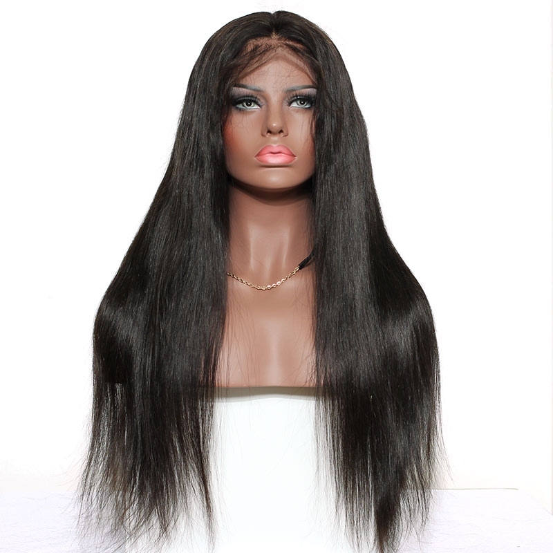 Lace Front Wigs 250% Density Lace Front Human Hair Wigs For Black Women 8A Silky Straight