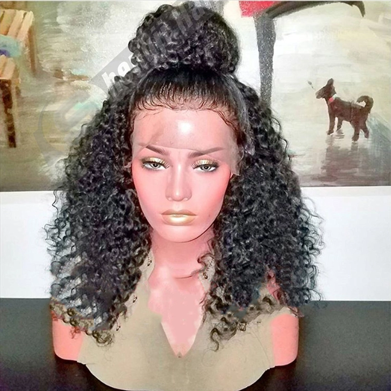 13x6 Lace Front Human Hair Wigs Brazilian Remy Hair Curly Glueless Lace Front Wig for Black Women