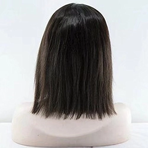 Deep Part 13x6 Short Bob 150% Density Lace Front Wigs for Black Women Brazilian Human Hair Glueless Silky Straight Lace Wig
