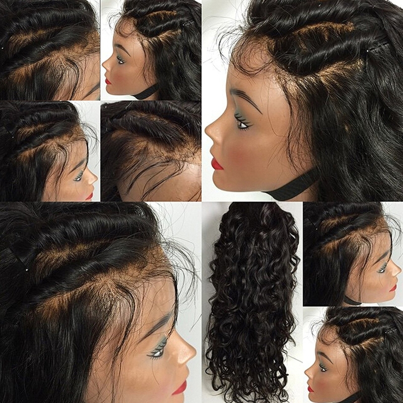8A Pre Plucked 13X6 Lace Front Wigs 150% density Water Wave Lace Front Human Hair Wigs Glueless Top Lace Wigs with Baby Hair
