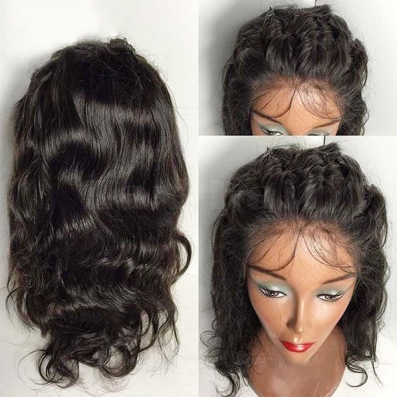 Human Hair Wigs Body Wave 13x6 Lace Front Wig Deep Part Brazilian Human Hair Lace Wigs For Black Women Natural Color