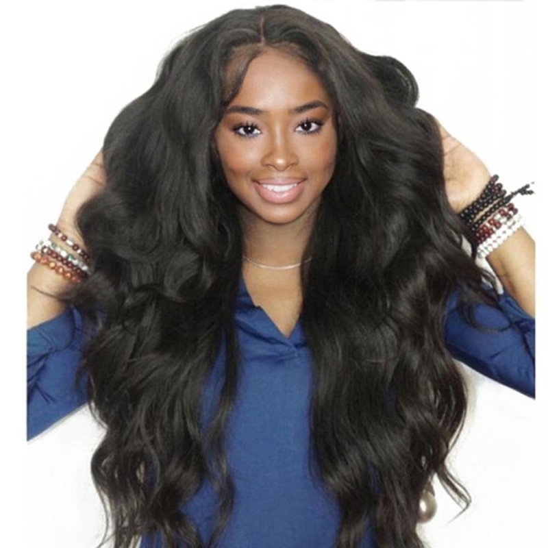 Body Wave 13x6 Deep Part Lace Front Human Hair Wigs With Baby Hair Pre Plucked 150% Density Brazilian Human Hair Wigs