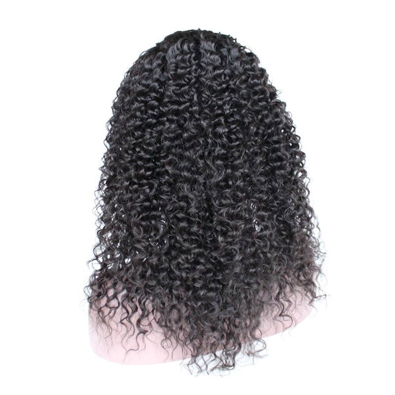 130% Density Deep Curly 13x6 Lace Frontal Wig Brazilian Human Hair Wigs Pre Plucked Lace Front Human Hair Wigs For Black Women With Baby Hair Natural