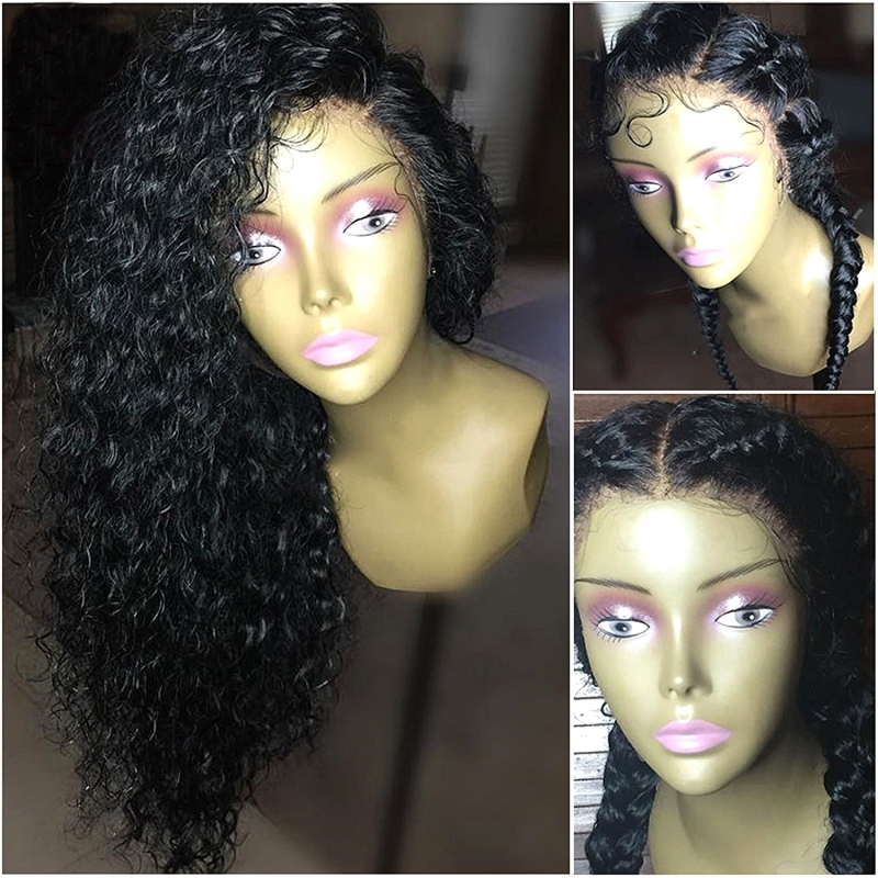 Lace Front Wigs 150% Density 13x6 Lace Human Hair Wigs for Black Women Curly Remy Hair Wigs Full Lace Front Wigs with Baby Hair