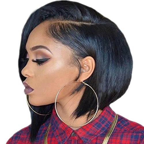 150% Density Brazilian Straight Human Hair Bob Wig Unprocessed Short Human Hair Lace Front Wigs 13x6 Lace Frontal for Black Women