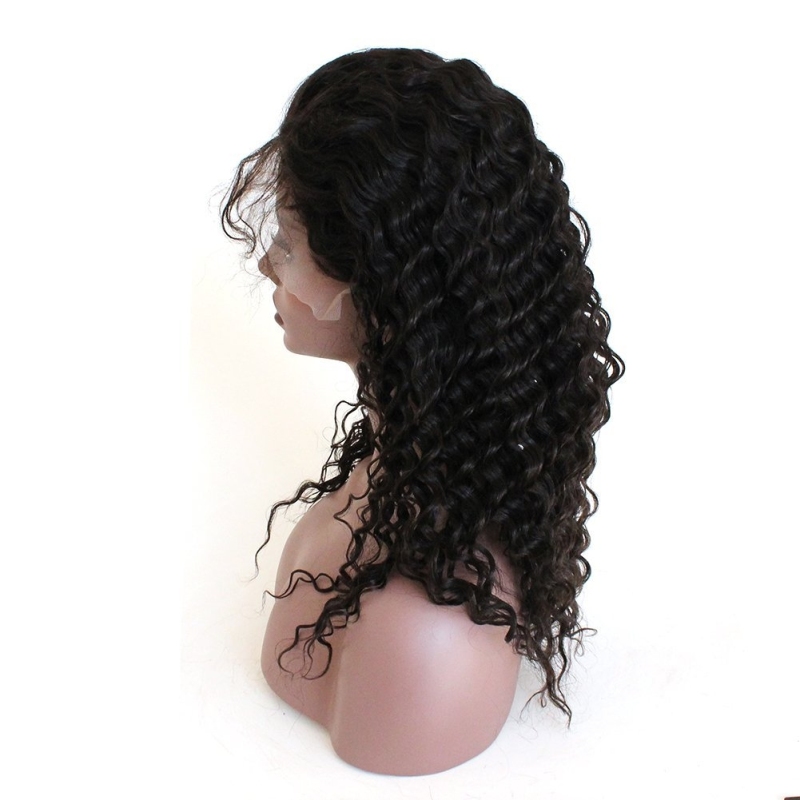 Pre Plucked 13x6inch Deep Part 150% Density Deep Wave Lace Front Human Hair Wigs With Baby Hair For Black Women Brazilian Remy Hair Wigs