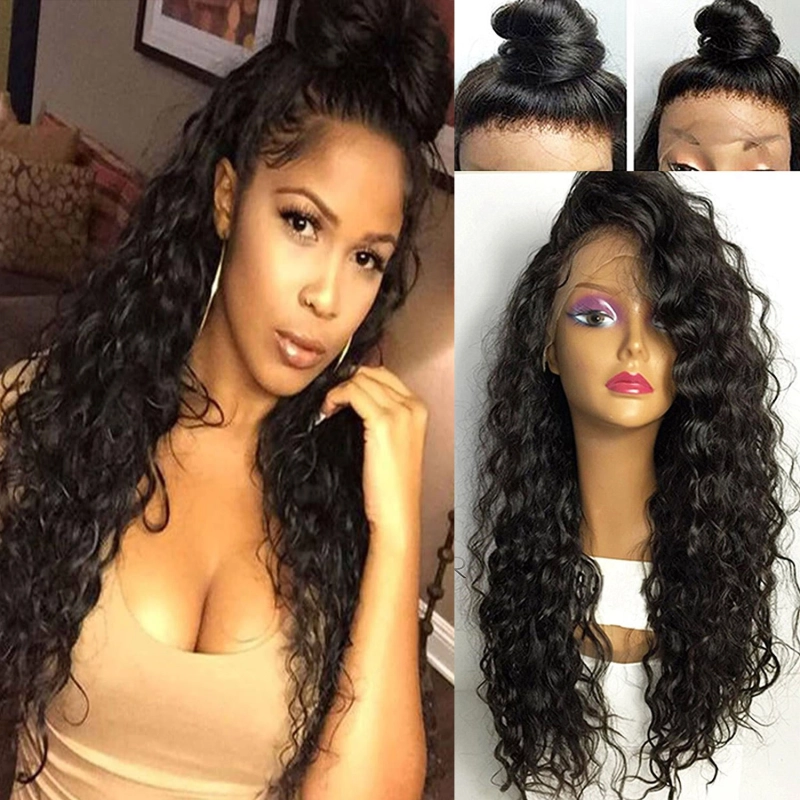 8A Brazilian 13X6 Lace Front Wigs Wet Water Wave Lace Front Human Hair Wigs Human Hair 150% density Top Lace Wigs Black Women