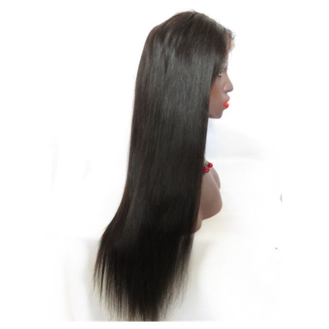 8A Brazilian 13x6 Lace Front Wigs Human hair Glueless Pre plucked Natural Hairline Straight Front Lace Wigs With Baby Hair