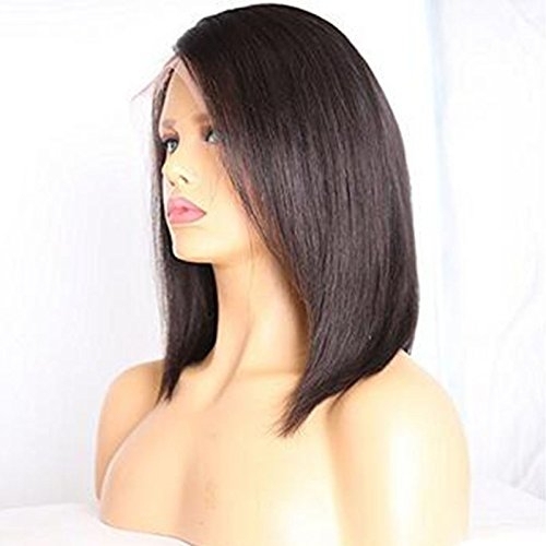 Deep Part 13X6 Short Lace Front Wigs Silky Straight Bob Wig Side Part Human Hair Wigs Remy Hair Brazilian Hair Wgs for Black Women